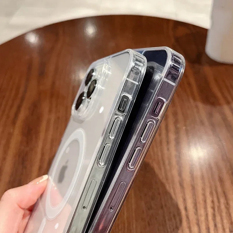 Coque transparent pour iPhone 11 12 13 14 15 Pro Max Plus Mini