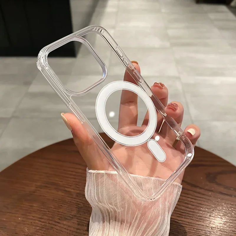 Coque transparent pour iPhone 11 12 13 14 15 Pro Max Plus Mini