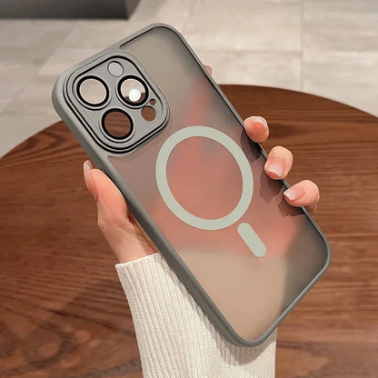 Coque Gris pour iPhone 15 14 13 12 16 Pro Max Plus